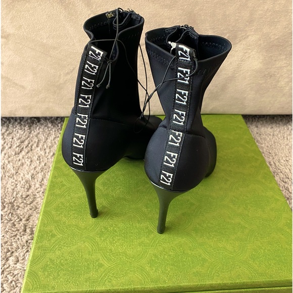 Forever 21 Peep Toe Booties - Picture 2 of 4